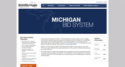 Desktop Screenshot of bid4michigan.com